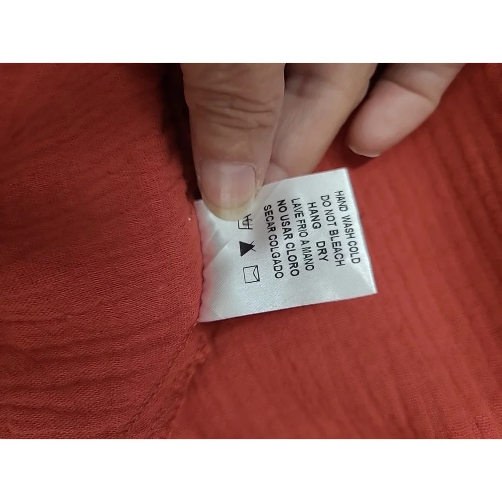 Carole Christian Tiered Dress Sz‎ L Rust Color